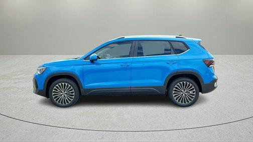 Cornflower Blue w/Deep Black Roof 2025 Volkswagen Taos 1.5T SE Black