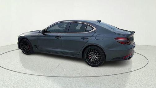 Melbourne Gray 2022 Genesis G70 3.3T RWD Launch Edition