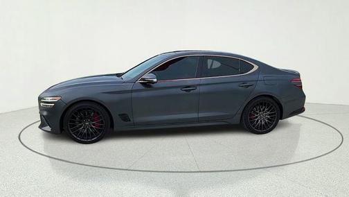 Melbourne Gray 2022 Genesis G70 3.3T RWD Launch Edition