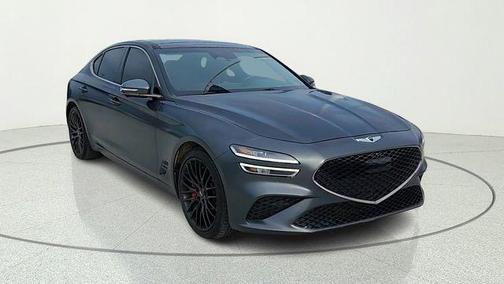 Melbourne Gray 2022 Genesis G70 3.3T RWD Launch Edition