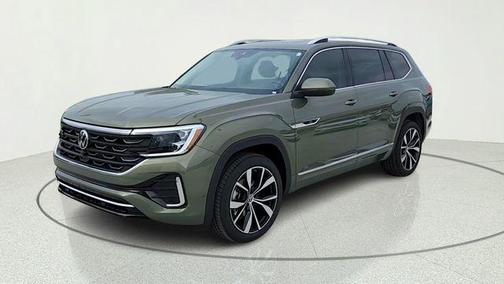 Avocado Green Pearl 2026 Volkswagen Atlas 2.0T SEL Premium R-Line 4MOTION