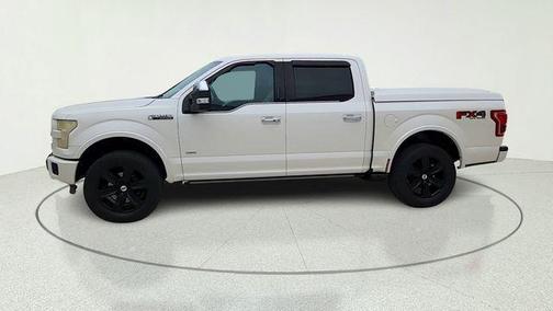 White Platinum Metallic Tri-Coat 2015 Ford F-150 Platinum