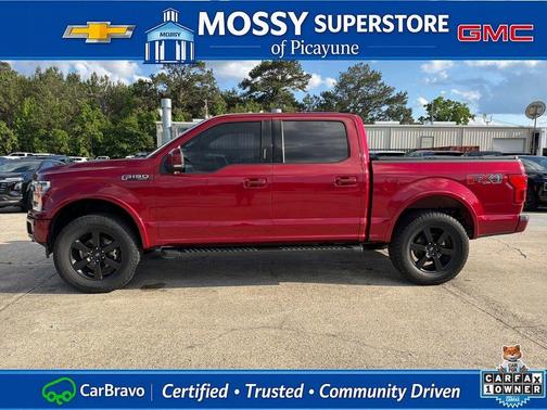 Red 2019 Ford F-150 Lariat