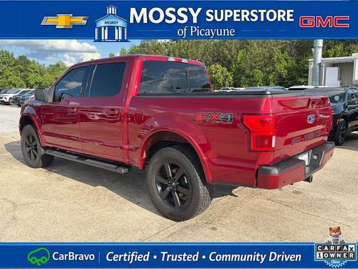 Red 2019 Ford F-150 Lariat