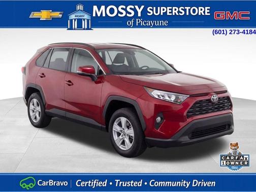Red 2021 Toyota RAV4 XLE
