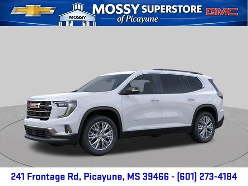 White 2026 GMC Acadia Elevation