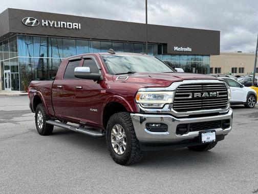 Delmonico Red Pearlcoat 2019 RAM 3500 Laramie Mega Cab 4x4 6'4' Box