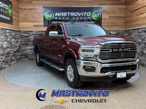 Delmonico Red Pearlcoat 2019 RAM 3500 Laramie Mega Cab 4x4 6'4' Box