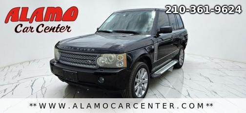Black 2008 Land Rover Range Rover Supercharged