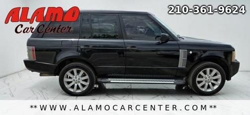 Black 2008 Land Rover Range Rover Supercharged