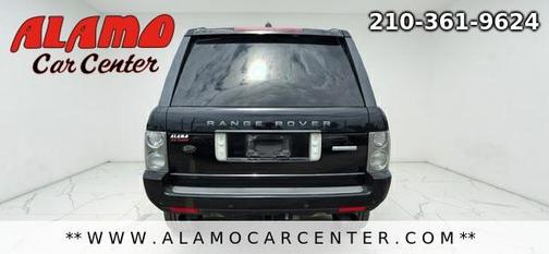 Black 2008 Land Rover Range Rover Supercharged