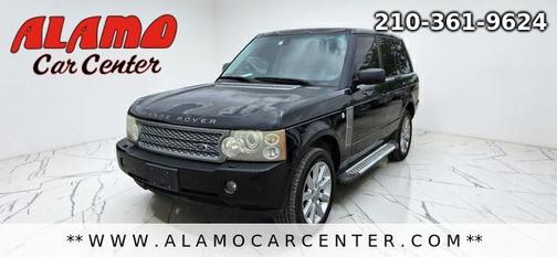 Black 2008 Land Rover Range Rover Supercharged