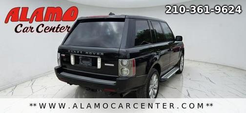 Black 2008 Land Rover Range Rover Supercharged