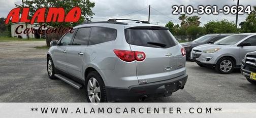 Silver 2010 Chevrolet Traverse LTZ