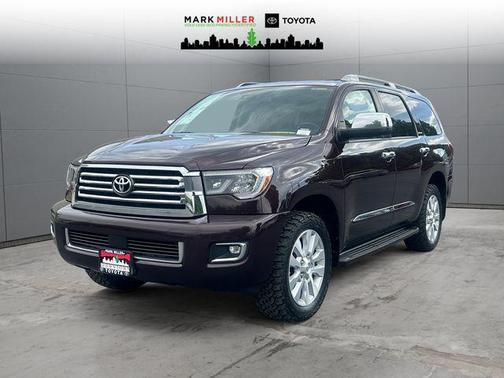 Sizzling Crimson Mica 2019 Toyota Sequoia Platinum