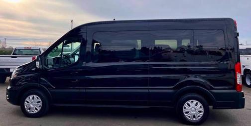 Agate Black Metallic 2023 Ford Transit-350 XLT