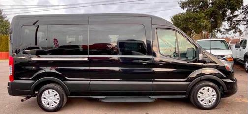 Agate Black Metallic 2023 Ford Transit-350 XLT