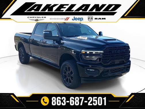 Diamond Black Crystal Pearlcoat 2026 RAM 2500 Laramie Crew Cab 4x4 6'4' Box