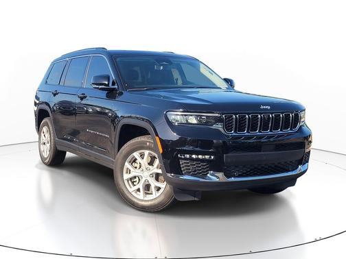 Diamond Black Crystal Pearlcoat 2023 Jeep Grand Cherokee L Limited