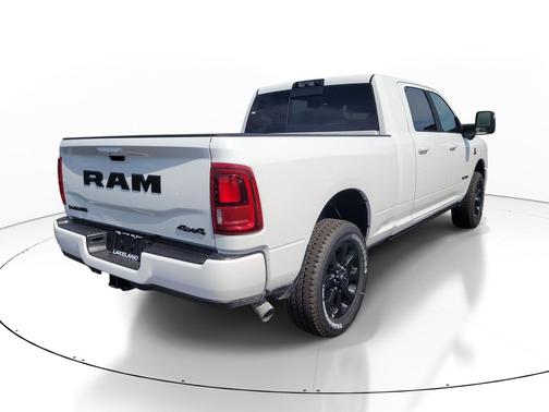 Bright White Clearcoat 2026 RAM 3500 Laramie Mega Cab 4x4 6'4' Box