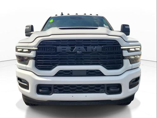 Bright White Clearcoat 2026 RAM 3500 Laramie Mega Cab 4x4 6'4' Box