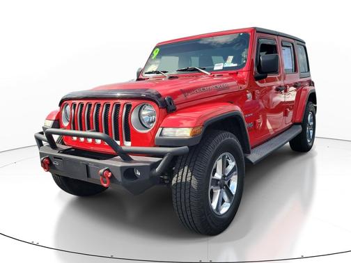 Firecracker Red Clearcoat 2019 Jeep Wrangler Unlimited Sahara