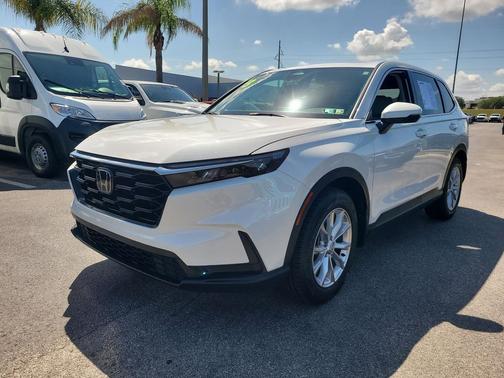 Platinum White Pearl 2023 Honda CR-V EX