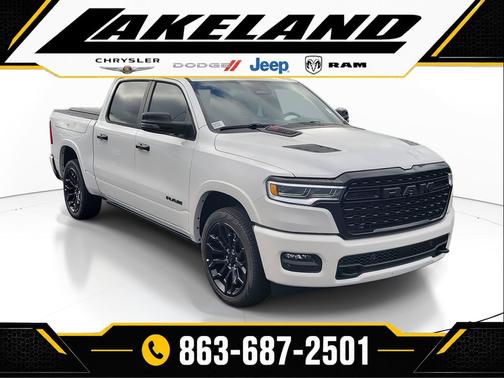 Ivory White Tri-Coat Pearlcoat 2026 RAM 1500 Limited