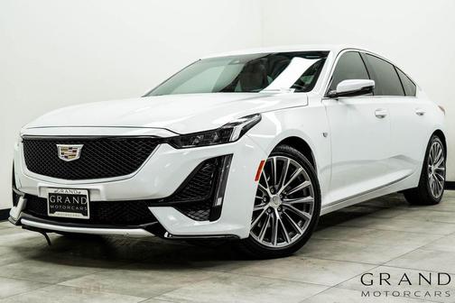 Summit White 2023 Cadillac CT5 Luxury