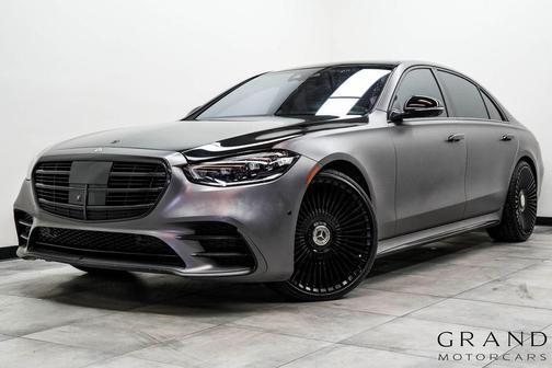 Black 2021 Mercedes-Benz S-Class S 580 4MATIC