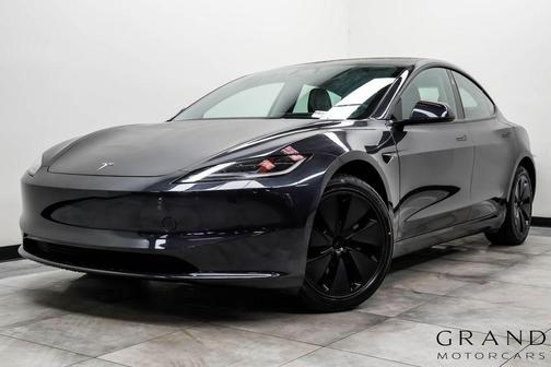 Stealth Grey 2024 Tesla Model 3 Long Range