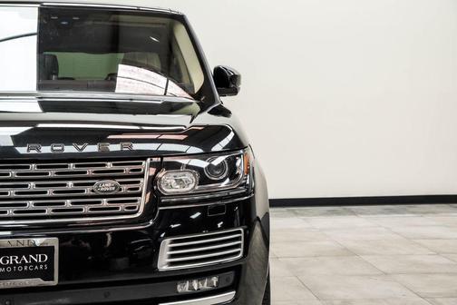 Black 2017 Land Rover Range Rover 5.0L Supercharged SV Autobiography