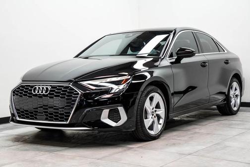 Mythos Black Metallic 2023 Audi A3 Premium