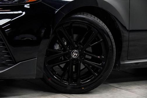 Midnight Black Metallic 2025 Toyota Camry SE