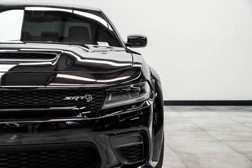 Pitch Black Clearcoat 2023 Dodge Charger SRT Hellcat Widebody Jailbreak