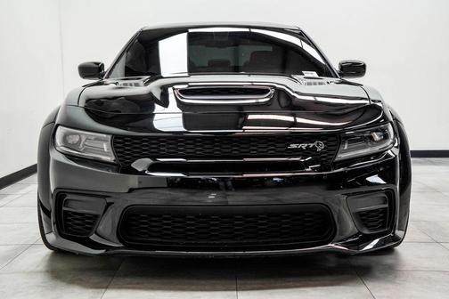 Pitch Black Clearcoat 2023 Dodge Charger SRT Hellcat Widebody Jailbreak