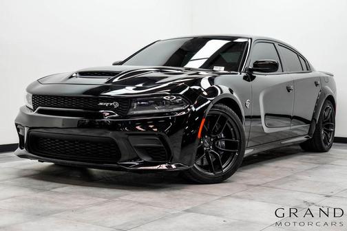 Pitch Black Clearcoat 2023 Dodge Charger SRT Hellcat Widebody Jailbreak