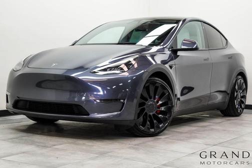 Gray 2022 Tesla Model Y Performance Dual Motor All-Wheel Drive