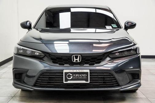 Gray 2022 Honda Civic EX-L