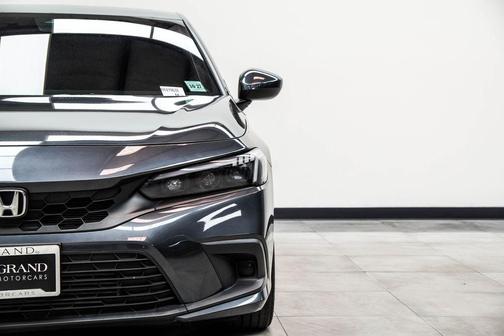 Gray 2022 Honda Civic EX-L