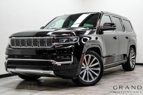 Diamond Black Crystal Pearlcoat 2023 Jeep Grand Wagoneer Obsidian 4x4