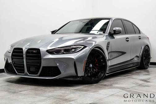 Skyscraper Gray Metallic 2022 BMW M3 Competition xDrive