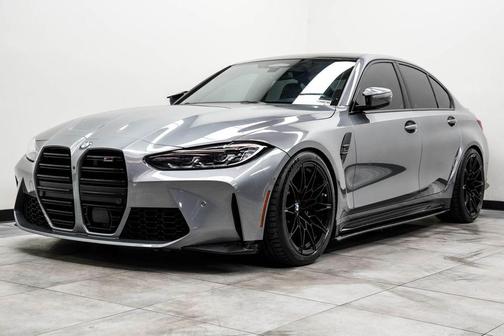 Skyscraper Gray Metallic 2022 BMW M3 Competition xDrive