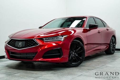 Performance Red Pearl 2021 Acura TLX Technology