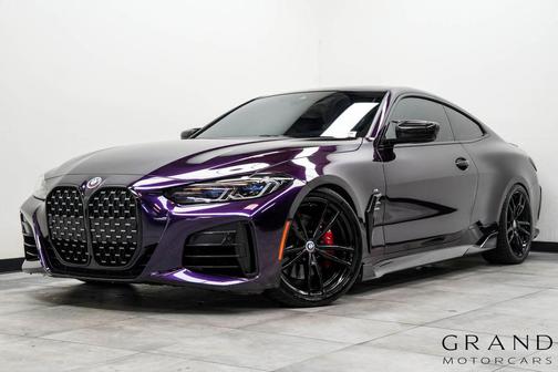 Black Sapphire Metallic 2021 BMW M440 i xDrive