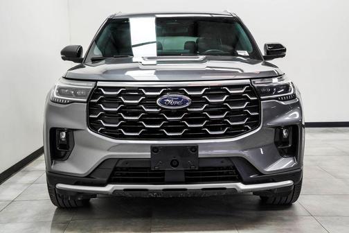 Gray Metallic 2025 Ford Explorer Platinum