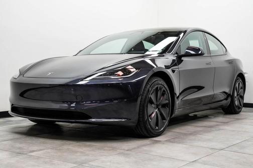 Solid Black 2024 Tesla Model 3 Long Range