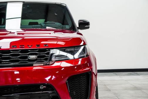 Red 2020 Land Rover Range Rover Sport SVR