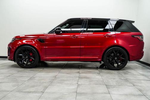 Red 2020 Land Rover Range Rover Sport SVR