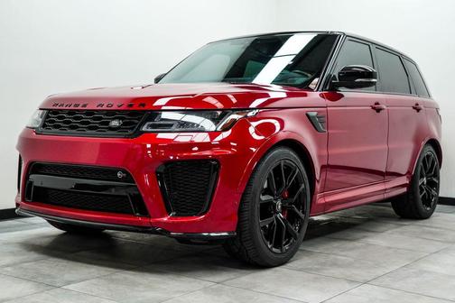 Red 2020 Land Rover Range Rover Sport SVR